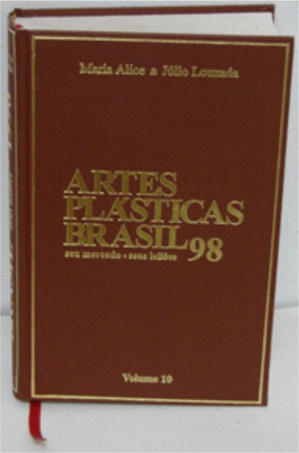 Capa livro o Dicionário de Artes Plásticas Brasil 98
